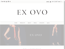 Tablet Screenshot of exovo.com